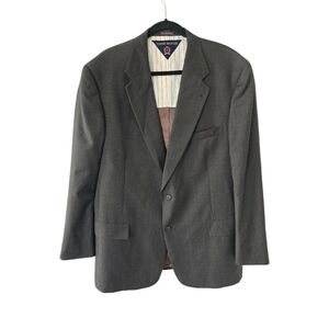 VTG Tommy Hilfiger Blazer Sports Coat 46R Men VonMaur Olive Green Wool Career